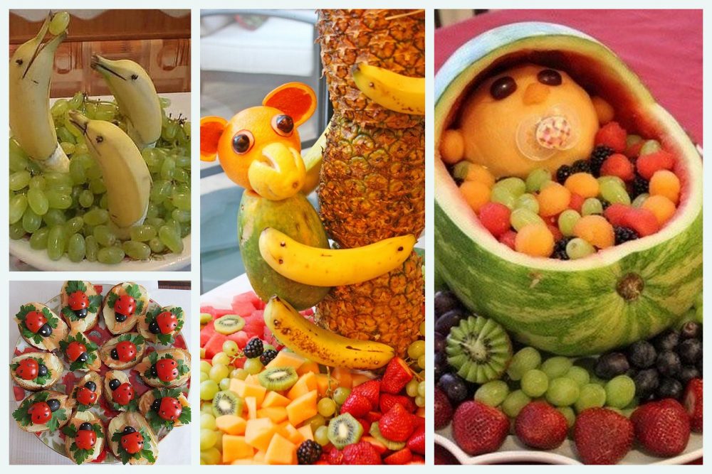 decoracao com frutas