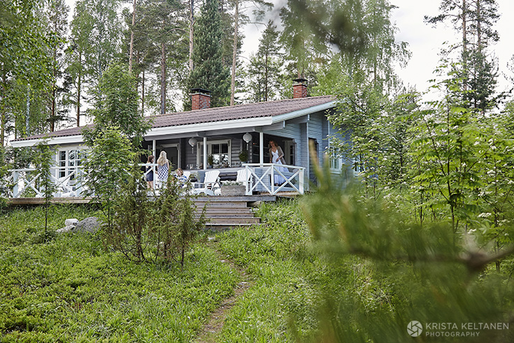 Cabana no lago Saimaa, na Finlândia